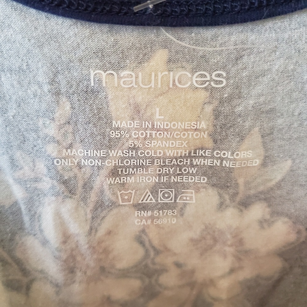 Maurice's Flower Tank Top *Brand New* - Picture 3 of 4
